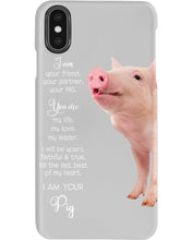 Load image into Gallery viewer, Pig I'm Your Friend Gift For Pig Lovers Phone case
