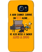 Load image into Gallery viewer, A Man Loves Beer And Dachshund Gift For Dog Lovers Phone case
