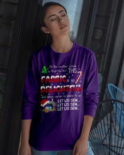 Load image into Gallery viewer, Weather Outside Frightful Sewing Let Us Sew Unisex Long Sleeve

