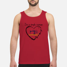 Load image into Gallery viewer, Sewing I'm A Simple Woman Gift For Women Unisex Tank Top
