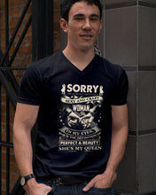 Load image into Gallery viewer, I'm Already Taken By A Sexy Crazy Woman Custom Design Guys V-Neck
