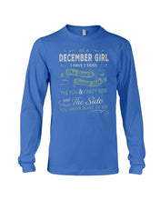 Load image into Gallery viewer, December Girl I Have Three Sides Birthday Gift For Women Unisex Long Sleeve
