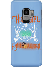 Load image into Gallery viewer, This Girl Loves Halloween Gift For Girls Phone case

