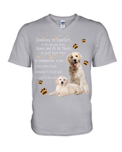 Load image into Gallery viewer, Golden Retriever Someone To Trust And To Love Till The End Gift For Dog Lovers Guys V-Neck

