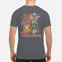 Load image into Gallery viewer, Once A Firefighter   Always A Firefighter   Special Custom Design Guys V-Neck
