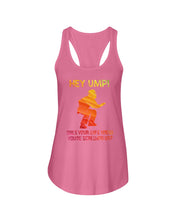 Load image into Gallery viewer, Hey Ump Does Your Wife Know You're Screwing Us Ladies Flowy Tank
