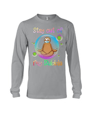 Load image into Gallery viewer, Lovely Phone Case Stay Out Of My Bubble Gift For Sloth Lovers Unisex Long Sleeve
