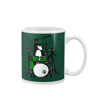 Load image into Gallery viewer, Funny Cat Playing Drums Great Gift For Cat Lovers Mug
