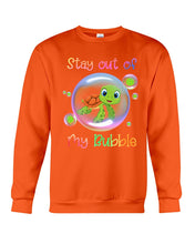 Load image into Gallery viewer, Vintage Funny Stay Out Of My Bubble Gift For Turtle Lovers Sweatshirt
