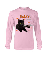 Load image into Gallery viewer, Black Cat Kisses Fix Everything Gift For Cat Lovers Unisex Long Sleeve
