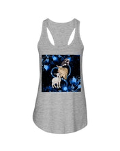 Load image into Gallery viewer, Lovely Phone Case Twinkling Blue Heart Gift For Goat Lovers Ladies Flowy Tank
