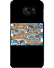 Load image into Gallery viewer, Do What Makes You Happy With Bats Gift For Girls Phone case
