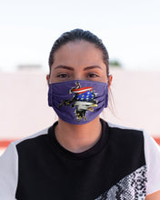 Load image into Gallery viewer, Eagle Giant Scratch USA Flag Gift For Women Cloth Face Mask
