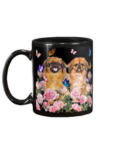 Load image into Gallery viewer, Pekingese With Peonies Gift For Dog Lovers Mug
