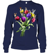 Load image into Gallery viewer, Vintage Funny Donkey With Tulip Trending For Donkey Lovers Unisex Long Sleeve
