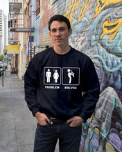 Load image into Gallery viewer, Vintage Funny Problem And Solved Gift For Saxophone Musicians Sweatshirt
