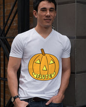 Load image into Gallery viewer, Vintage Funny Flute Pumkin Gift For Flute Lovers Guys V-Neck

