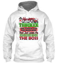 Load image into Gallery viewer, In Our Marriage He's The Trucker Meaningful Gift For Family Hoodie
