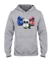 Load image into Gallery viewer, Lovely Phone Case Three Owl With US Flag Gift For Owl Lovers Hoodie
