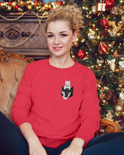 Load image into Gallery viewer, Cat In Your Front Pocket Great Gift For Cat Lovers Sweatshirt
