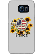 Load image into Gallery viewer, Peace Sign Sunflower Birthday Gift For Girls Phone case
