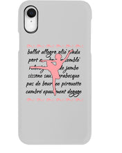 Load image into Gallery viewer, Ballet Words Pink Pattern Gift For Ballet Dancer Phone case
