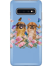 Load image into Gallery viewer, Pekingese With Peonies Gift For Dog Lovers Phone case
