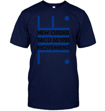 Load image into Gallery viewer, New Order Facd 501981 Movement Simple Unique Custom Design Guys Tee
