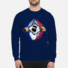 Load image into Gallery viewer, Corse Super Hero Flag Patriot Gift For Men Sweatshirt

