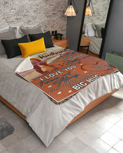 Load image into Gallery viewer, Gift For Husband Sea Turtle On Beach You Make Me A Better Person Sherpa Blanket
