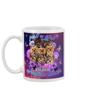 Load image into Gallery viewer, A Girl Loves Yorkshire Terrier Gift For Dog Lovers Mug
