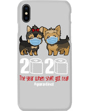 Load image into Gallery viewer, Tzu Shih 2020 The Year When Shit Got Real Custom Design Phone case
