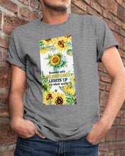 Load image into Gallery viewer, Someone With Childhood Cancer Lights Up My Whole World Trending Guys Tee
