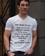 Load image into Gallery viewer, Daughter In Law Gift For Mother In Law I Know How Tempting That Option Was Some Days Guys V-Neck

