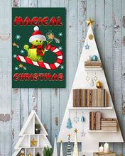 Load image into Gallery viewer, Tennis Players Magical Christmas Snowman Gift For Women Vertical Poster
