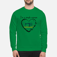 Load image into Gallery viewer, Sewing I'm A Simple Woman Gift For Women Sweatshirt
