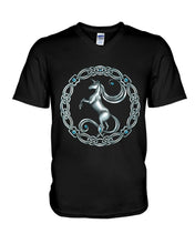 Load image into Gallery viewer, Black Phone Case Hore Celtic Gift For Horse Lovers Guys V-Neck
