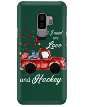 Load image into Gallery viewer, All I Need Are Love And Hockey Gift For Hockey Players Phone case
