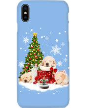Load image into Gallery viewer, Funny Golden Retrievers Sleep In Red Boots Gift For Dog Lovers Phone case
