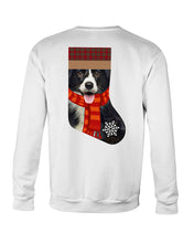 Load image into Gallery viewer, Santa Border Collie In Stock Gift For Dog Lovers Sweatshirt
