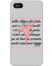 Load image into Gallery viewer, Ballet Words Pink Pattern Gift For Ballet Dancer Phone case
