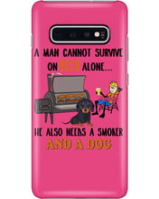 Load image into Gallery viewer, A Man Loves Beer And Dachshund Gift For Dog Lovers Phone case
