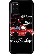 Load image into Gallery viewer, All I Need Are Love And Hockey Gift For Hockey Players Phone case
