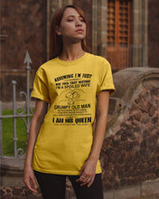 Load image into Gallery viewer, A Spoiled Wife Of An October Grumpy Old Man Birthday Meaningful Gift Guys Tee
