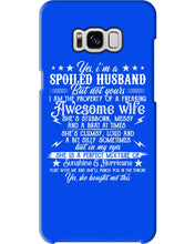 Load image into Gallery viewer, Shes Stubborn Messy And A Brat At Times Black Gift For Husband Phone case
