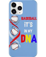 Load image into Gallery viewer, Baseball Be My DNA Gift For Sport Lovers Phone case
