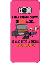 Load image into Gallery viewer, A Man Loves Beer And Dachshund Gift For Dog Lovers Phone case
