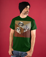 Load image into Gallery viewer, Three Cute Shih Tzu In Bag Gift For Dog Lovers Guys Tee
