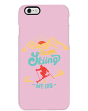 Load image into Gallery viewer, I'm Retired Skiing Is My Job Mountainous Terrain Phone case
