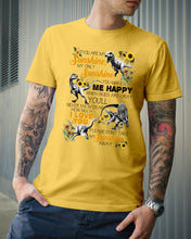 Load image into Gallery viewer, My Only Sunshine Make Me Happy Special Custom Design Guys Tee
